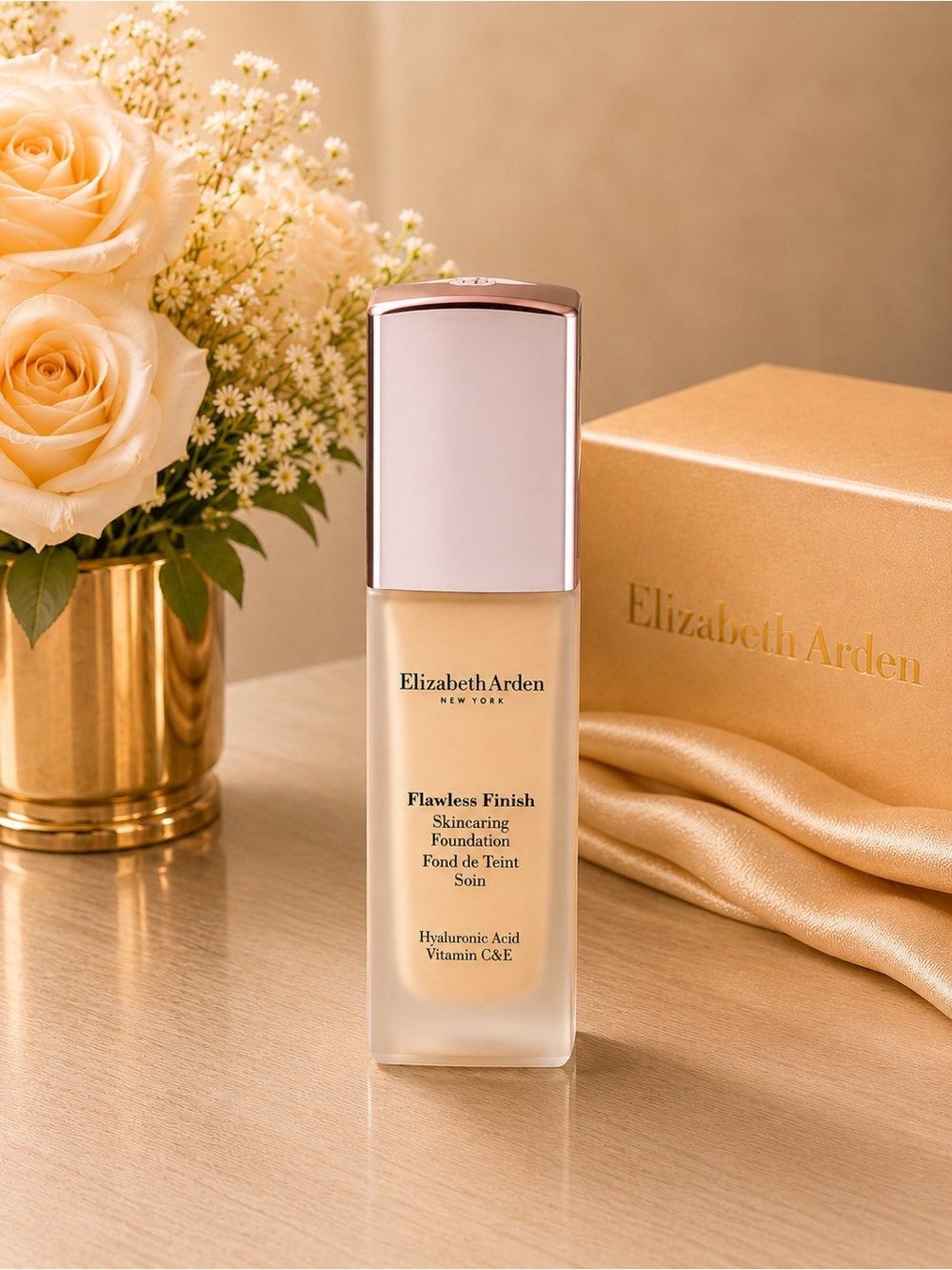 Elizabeth Arden Flawless Finish Skincaring Foundation - 120W (Fair Skin)